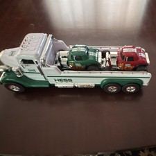 Hess Truck 2022 Flatbed with Two Hot Rod Racers picture