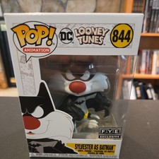 Sylvester as Batman Funko POP Animation #844 FYE Exclusive Looney Tunes DC picture