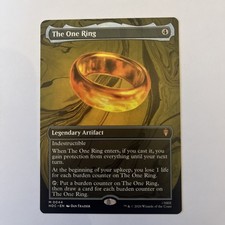 The One Ring M 0044 Borderless (Non-Foil) The Hobbit MTG picture