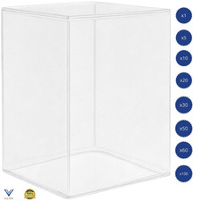 Lot 5 10 20 30 50 60 100 Clear 4” Vinyl Figure Protector Case Compatible W/Funko picture
