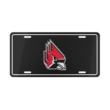 Ball State Cardinals License Plate – NCAA College Car Tag (Black Background) picture