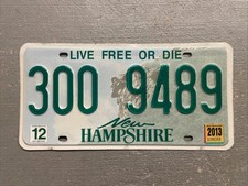 NEW HAMPSHIRE LICENSE PLATE OLD MAN MOUNTAIN RANDOM LETTERS/NUMBERS NICE😎 picture