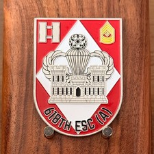 618TH ESC (A) Stay Nasty Airborne Engineer Military Challenge Coin  W#22 picture