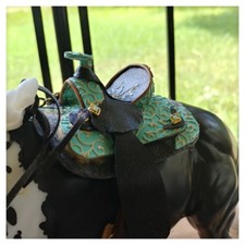 Ooak/LSQ CM Trad. Breyer Western Saddle Set 