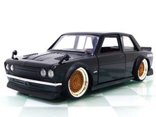 JADA TOYS 1/24 Datsun 510 Black JDM Tuners Collectible Model [Age 13+] picture