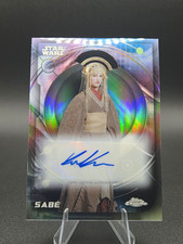 Topps 2026 Topps Chrome Star Wars Sabé Keira Knightley Auto Signed Auto A-KKN picture