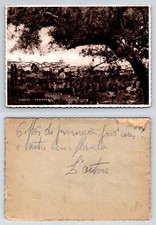 Chieti Panorama Postcard Vintage Black and White Town Landscape Italy picture