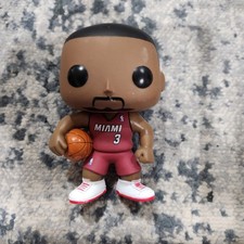 Funko Pop NBA Miami Heat Dwyane Wade #06 Vinyl Figure Basketball Red Jersey picture