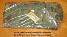 New Mil-Tech Woodland Camouflage 9 Pocket Tactical Assault Vest MPN-10712020 picture