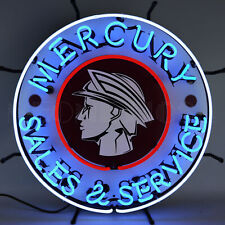 MERCURY SALES AND SERVICE NEON SIGN picture