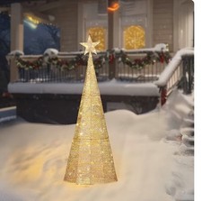 Lowe's Holiday Living 5-ft Gold Tree With Star picture
