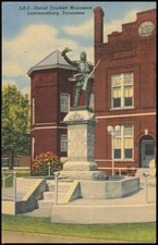 Lawrenceburg, Tennessee TN David Crockett Monument & 1905 Building, Lawrence picture