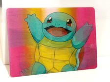 1998 POKEMON SQUIRTLE LENTICULAR HOLOGRAM CARD PIONEER PIKA-0023D/DVD - RARE picture