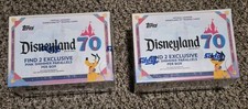 2025 TOPPS DISNEYLAND 70th Anniversary VALUE BLASTER BOX Disney Brand New 2 QTY picture