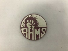 VTG 1971 WINCRAFT BRISTOL CT BRISTOL CENTRAL HIGH SCHOOL FOOTBALL RAMS PINBACK picture