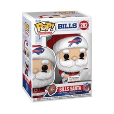 Funko Pop NFL 2024 BILLS SANTA 282 Buffalo Bills Fanatics Exclusive NEW picture
