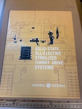 Vintage General Electric GE Solid State Stabilized Turret Drive Systems Brochure picture