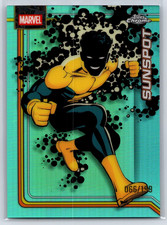 Sunspot 2026 Topps Chrome Marvel #172 Aqua Refractor #D 066/199 picture