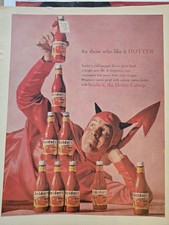 1958 Snider's The Hotter Catsup Red Devil Vintage Ad picture