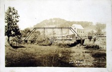 Norwalk, Wisconsin. High Bridge c 1910 RPPC Photo Postcard Copy picture