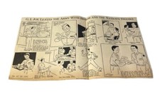 Vintage 1945 G.I. Joe Cartoon Newspaper Clip 15.5” x 9.25” USA picture