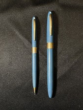 Sheaffer Snorkel “Special” Blue Pastel Set Vintage 1954, Snorkel Fill, Med Nib picture