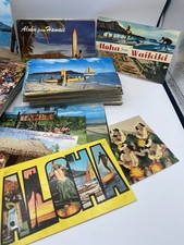 Vintage 200 Chrome Postcards Hawaiian Islands, Hula Dancers Hotels Restaurants picture