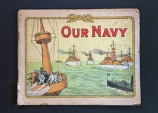 Antique Dr Miles Our Navy Booklet 1907 Nervine Quack Medicine Battleship picture