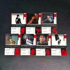 2011 Panini Michael Jackson King of Pop Number Ones Printed Auto Lot 7 A5 picture