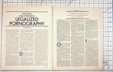 1960s Denmark Legalized Pornography Magazine Article Page J. Robert Moskin picture