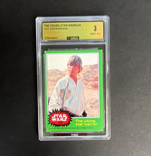 Topps 1977 Star Wars #239 Luke Skywalker Mark Hamill Graded picture