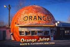 Orange Julep ROUTE 9, PLATTSBURGH, NEW YORK MODERN Postcard A641 picture