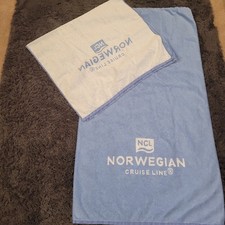 NCL Norwegian Cruise Line Pool Beach Towel Blue 31 x 61