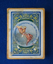The 1901  Pan-Am Exposition Souvenir Playing Cards Complete Deck -Buffalo NY picture