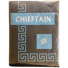 Crosbyton High School Yearbook Annual Chieftain 1958 Texas TX History Photos picture