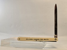 Gerson Co. Boston 26 Germany Long Blade Vintage Pocketknife Sylvania Meat Casing picture
