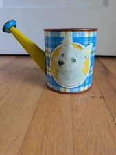Vintage Ohio Art Metal Watering Can  Pictures of Cat And Dog picture