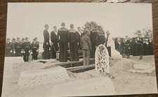 Original 1929 HMS Devonshire Funeral Photo Volos Greece HMS London Velox picture