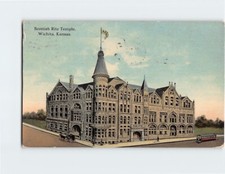 Postcard Scottish Rite Temple Wichita Kansas USA picture