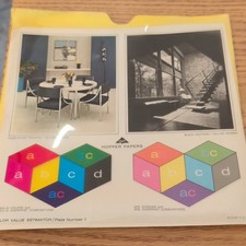 Vintage Georgia-Pacific Hopper Paper Color Value Estimator Complete Set Portfoli picture