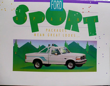 1992 FORD SPORT TRUCK BROCHURE 9 MODELS (RARE BROCHURE) picture