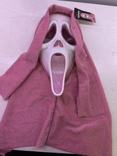 Scream GhostFace Pink Glitter Mask Official Fun World Stab Scream Pink Mask New picture