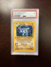 1999 Pokémon Game Machamp-Holo 1st Edition #8/102 PSA 7 Wizards of the Coast picture