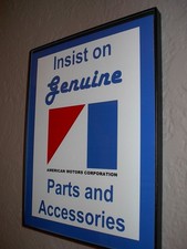 AMC American Motors GenParts Auto Garage Mechanic Advertising Bar Man Cave Sign picture
