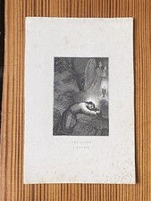 Antique Religious Print/Image THE AGONY France picture