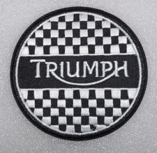 Triumph Motorcycle Biker British Embroidered Patch~3
