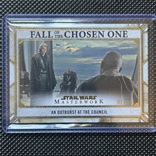 2025 Topps Star Wars Masterwork Fall Of The Chosen One Canvas /25 FALL-8 picture