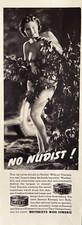 1937 Simoniz Print Ad Car Should Never Go Nudist Auto Wax Vintage Ephemera picture