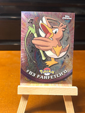 2000 Topps Chrome Pokémon TV Animation Edition #83 Farfetch'd Hologram picture