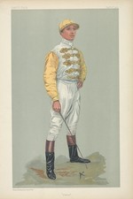 🎨 Vanity Fair Jockey Poster - 1903 Art Print - 16x24” Premium 💎 Art Print picture